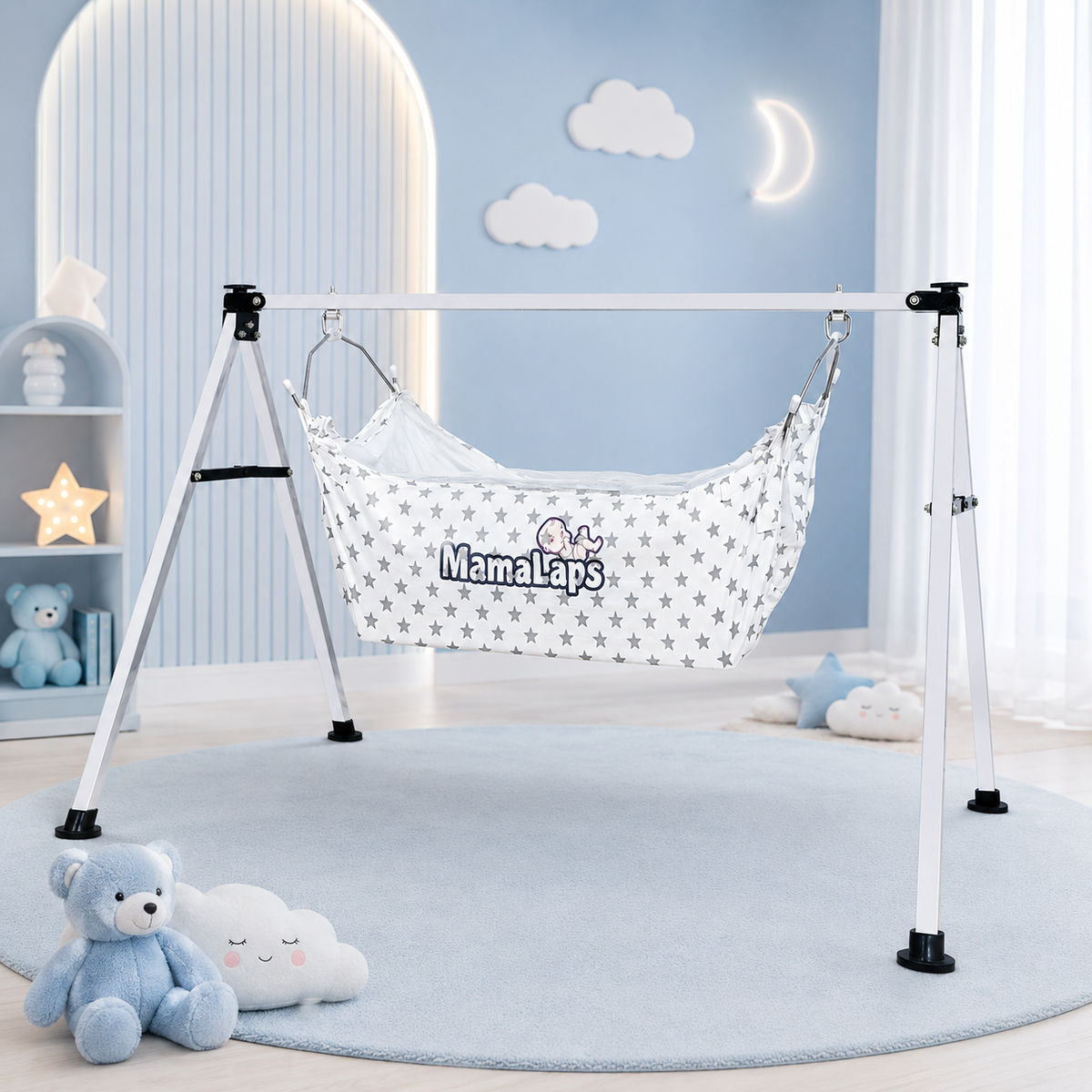 Regular Manual Baby Cradle - Single Foldable 4.5kg