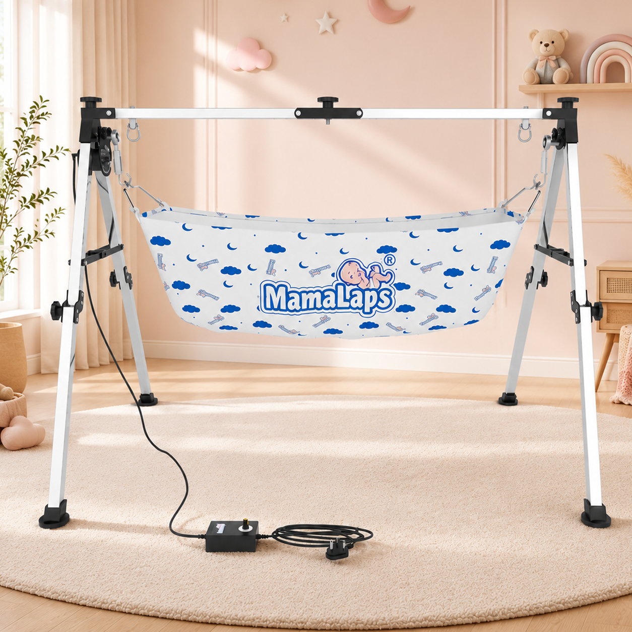 Standard Automatic Baby Cradle - Double Foldable 7.5kg