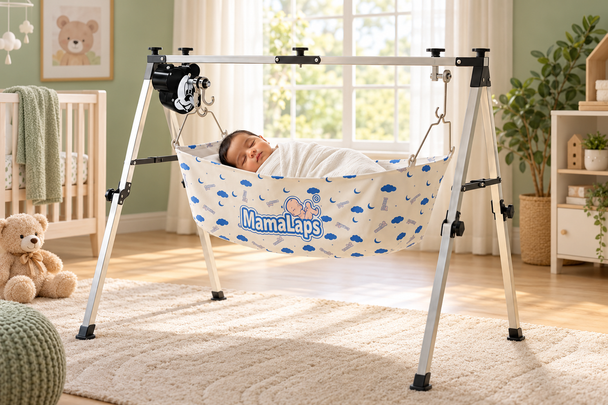 Pro Automatic Baby Cradle with Remote control, Timer, Bluetooth Music