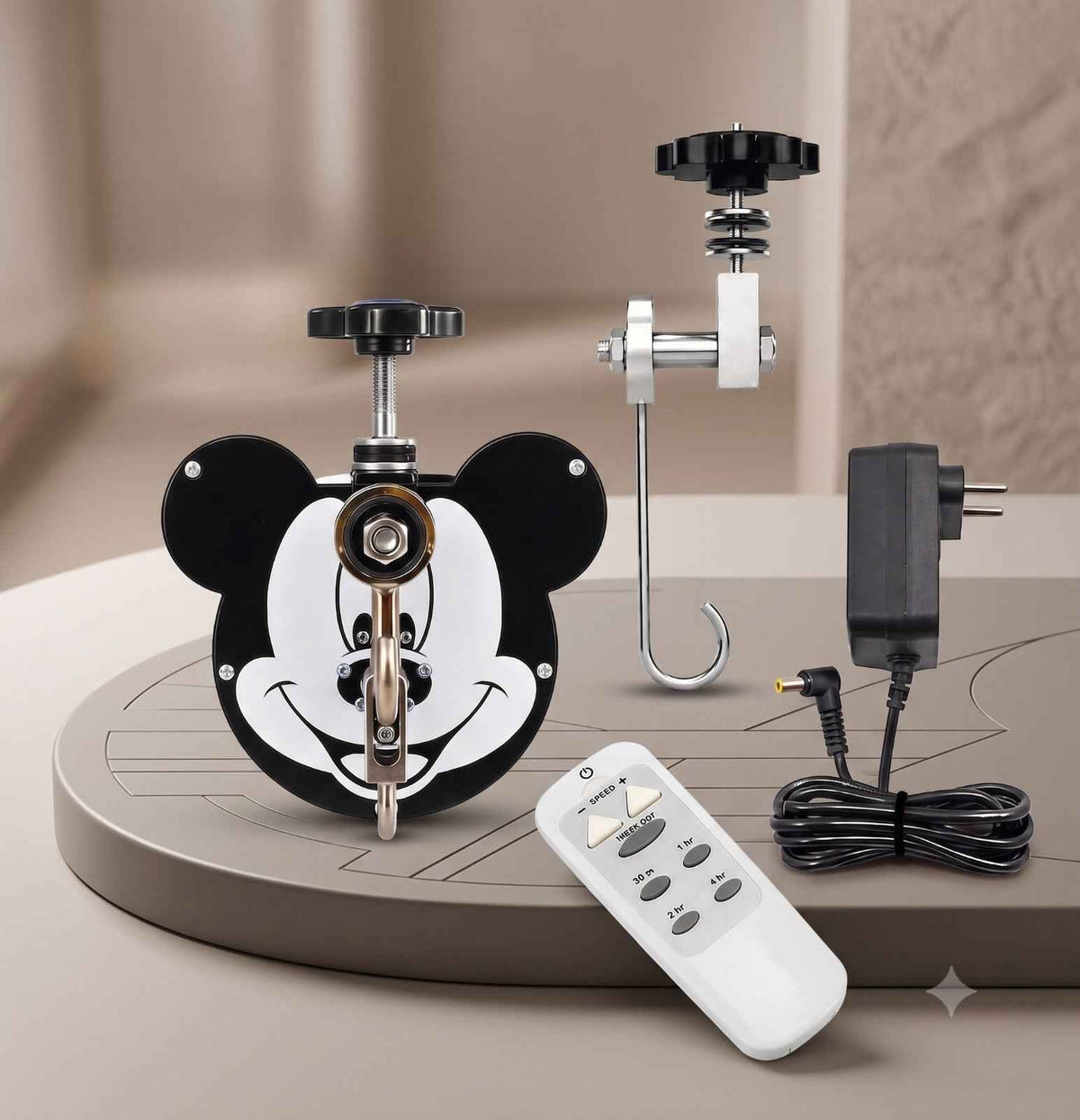 Micky Automatic baby cradle kit with Remote Control, Timer and Bluetooth Music
