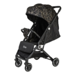 MamaLaps Elven baby stroller EasyFlyer (Black Canopy)